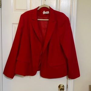 Size 22 vibrant red CK Jacket!